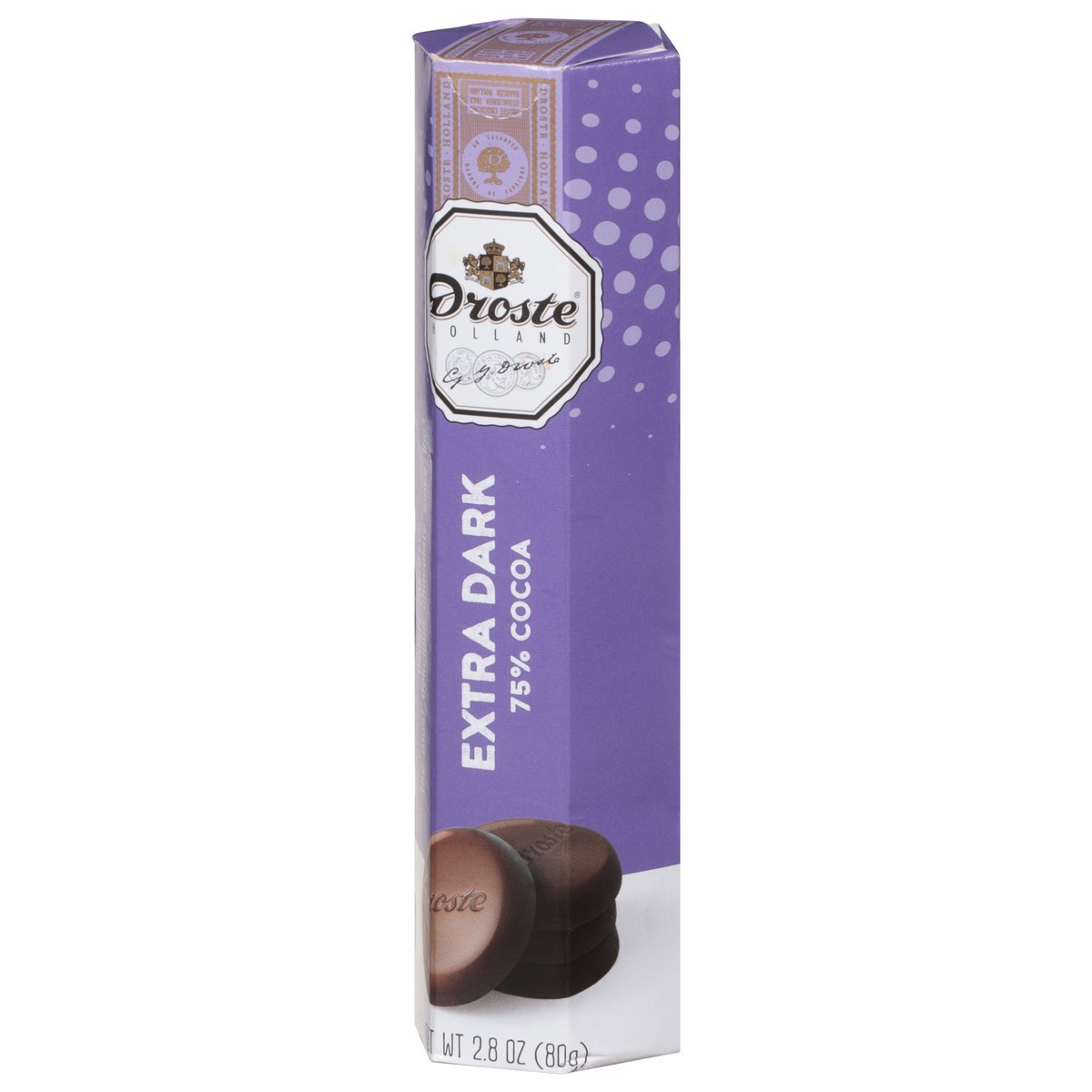 slide 8 of 9, Droste Extra Dark Chocolate Pastilles - 2.8 oz, 2.8 oz