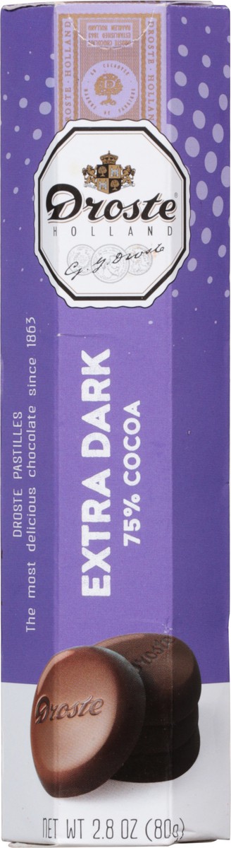 slide 2 of 9, Droste Extra Dark Chocolate Pastilles - 2.8 oz, 2.8 oz