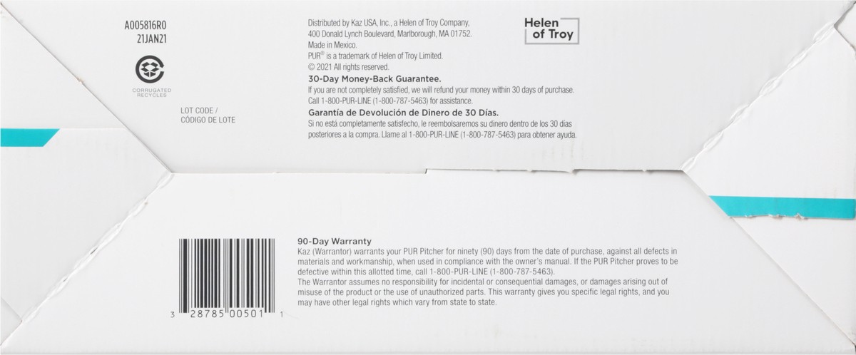 slide 4 of 9, Pur Plus Water Filtration Pitcher, 7 cups