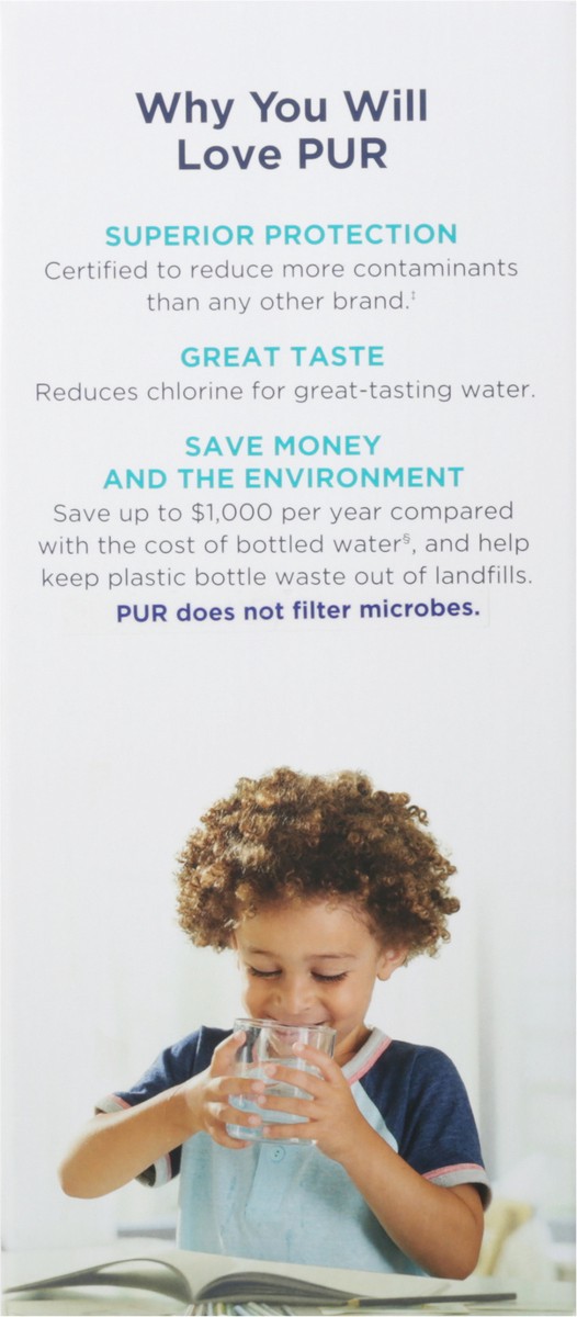 slide 7 of 9, Pur Plus Water Filtration Pitcher, 7 cups