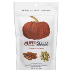SuperSeedz Gourmet Pumpkin Seeds Cinnamon & Sugar