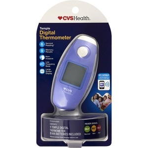 slide 1 of 1, CVS Health Temple Digital Thermometer, 1 ct
