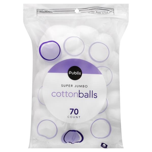 Publix Super Jumbo Cotton Balls 70 ct Shipt