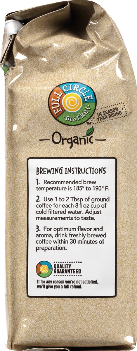 slide 3 of 13, Full Circle Market Organic Ground Medium Dark/Dark Roast French Roast Coffee - 12 oz, 12 oz