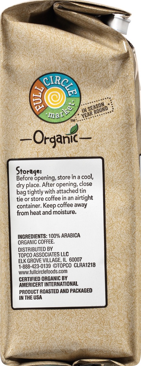 slide 7 of 13, Full Circle Market Organic Ground Medium Dark/Dark Roast French Roast Coffee - 12 oz, 12 oz