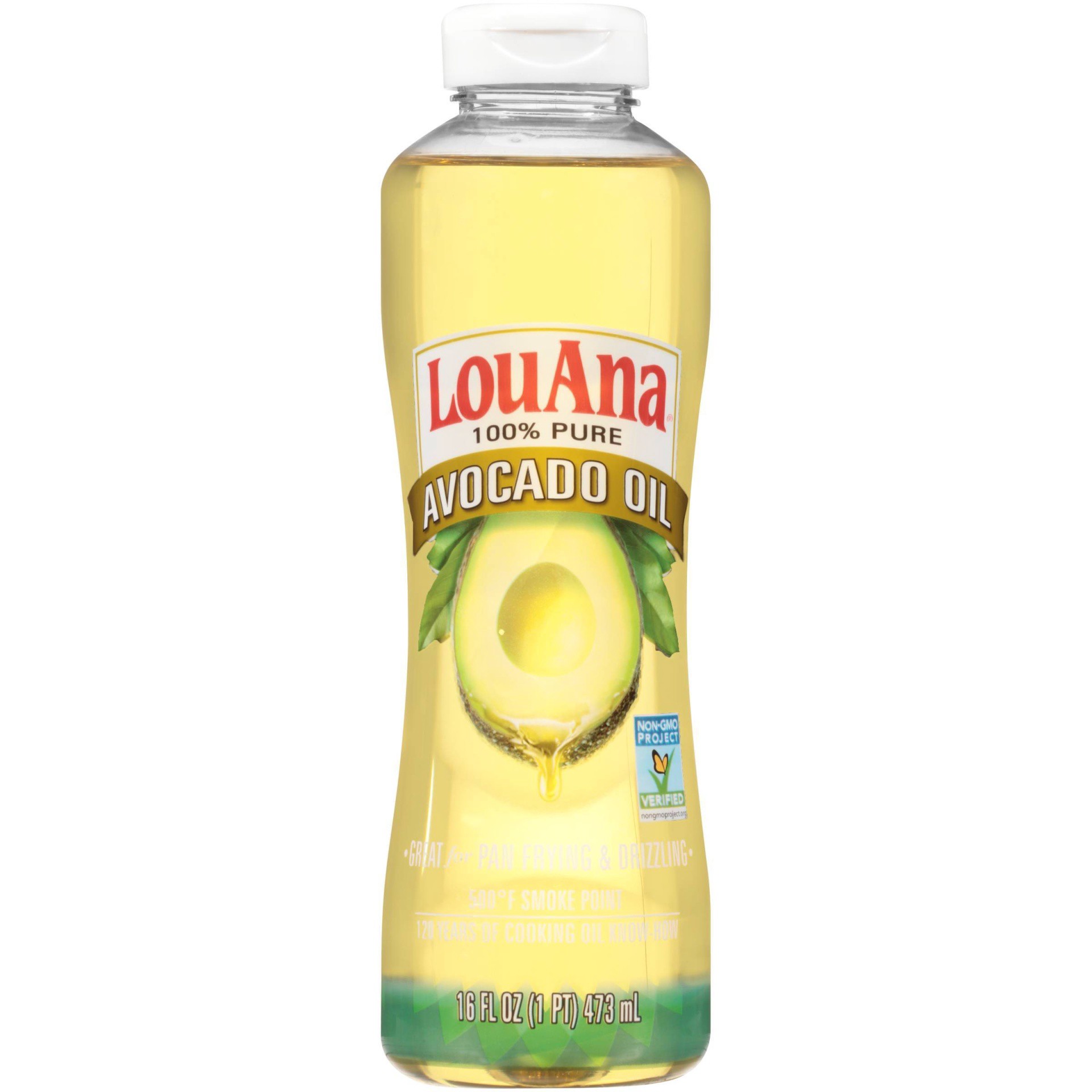 slide 1 of 9, LouAna 100% Pure Avocado Oil 16 fl oz, 16 fl oz