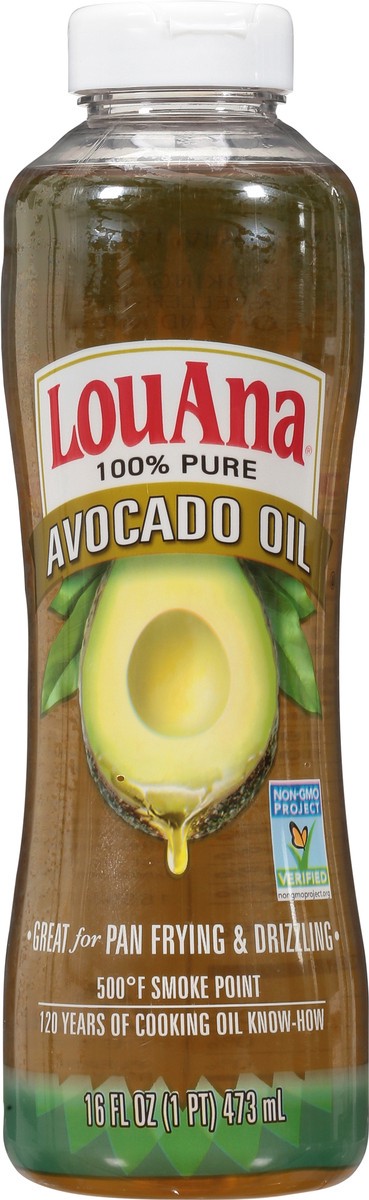 slide 6 of 9, LouAna 100% Pure Avocado Oil 16 fl oz, 16 fl oz