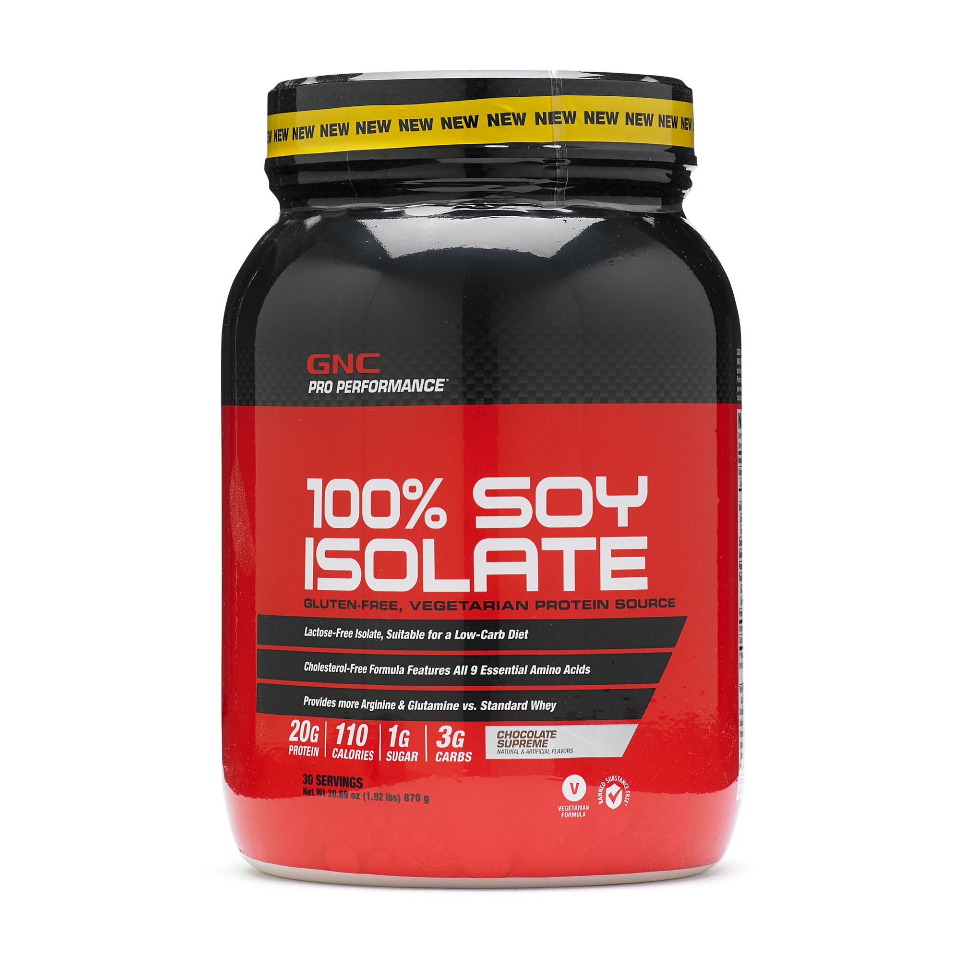 slide 1 of 1, GNC Pro Performance 100% Soy Isolate - Chocolate Supreme, 2 lb