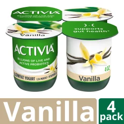 Activia Low Fat Probiotic Vanilla Yogurt