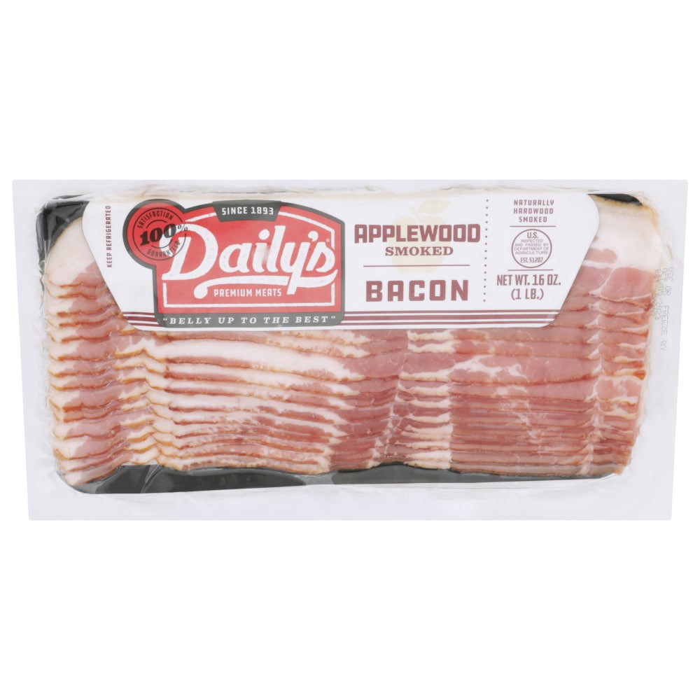 slide 1 of 2, Daily's Original Bacon Applewood Smoked, 16 oz