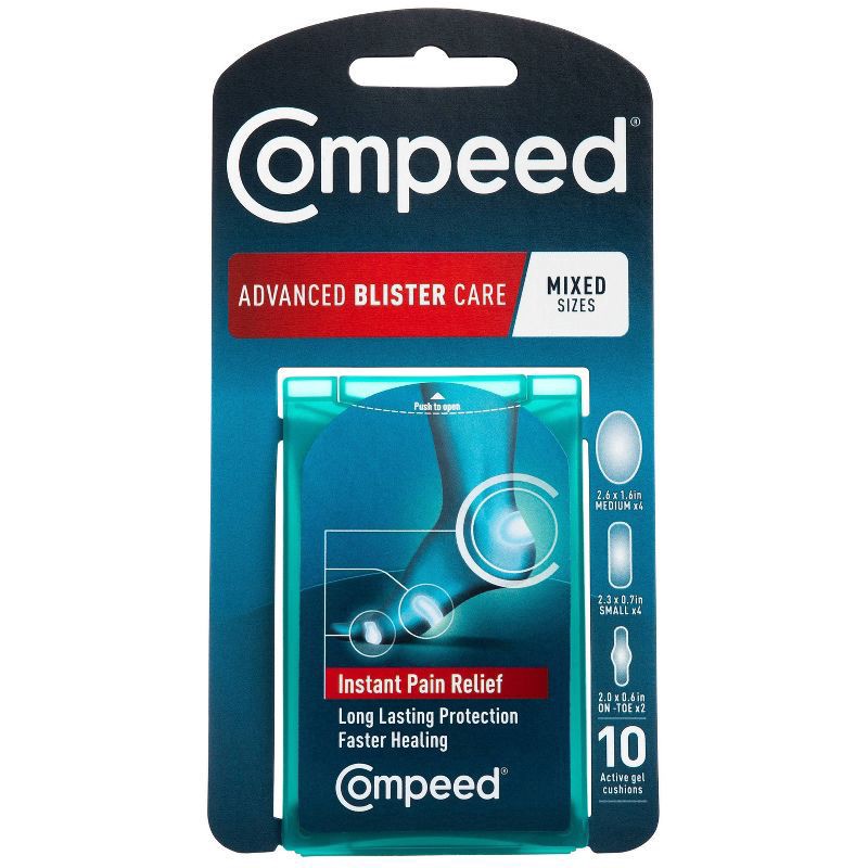 slide 1 of 1, Compeed Advanced Blister Care Cushions Mixed Sizes 10 ea, 10 ct