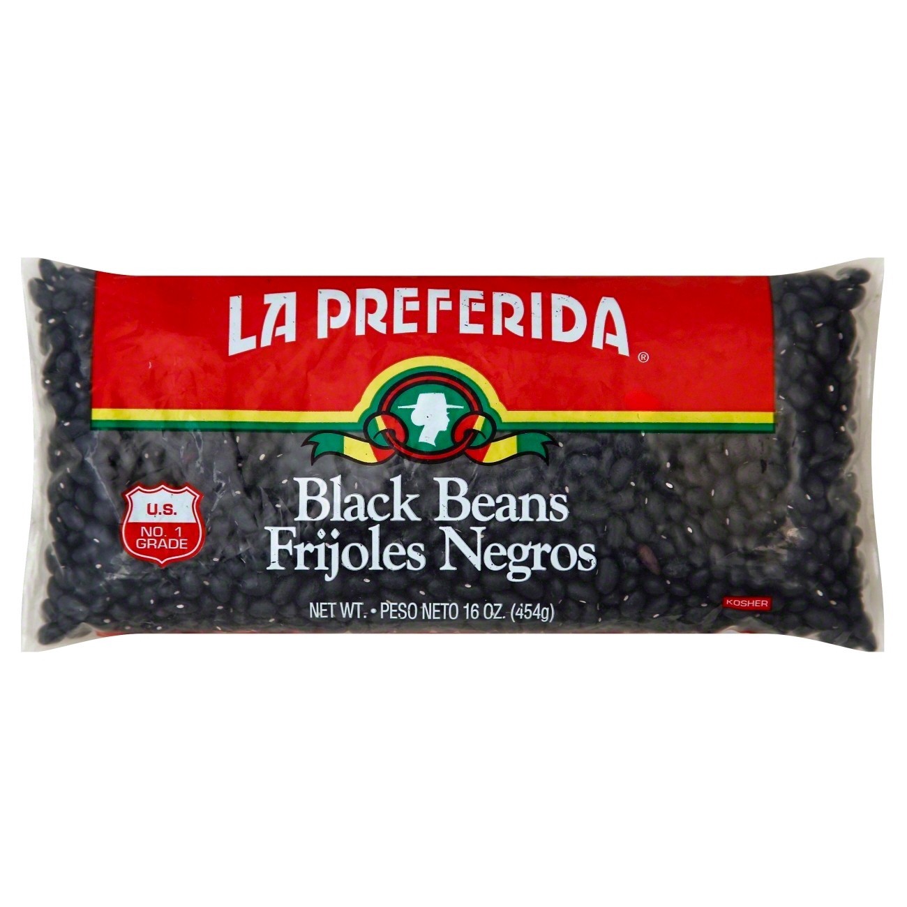 slide 1 of 3, La Preferida Black Beans, 16 oz