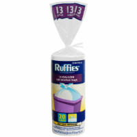 slide 1 of 1, Ruffies Tall Kitchen Bags, 20 ct; 13 gal