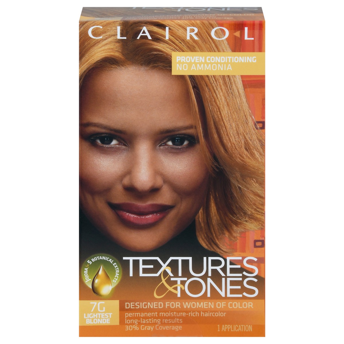 slide 1 of 13, Clairol Textures & Tones Lightest Blonde 7G Permanent Hair Color 1 ea, 1 ct