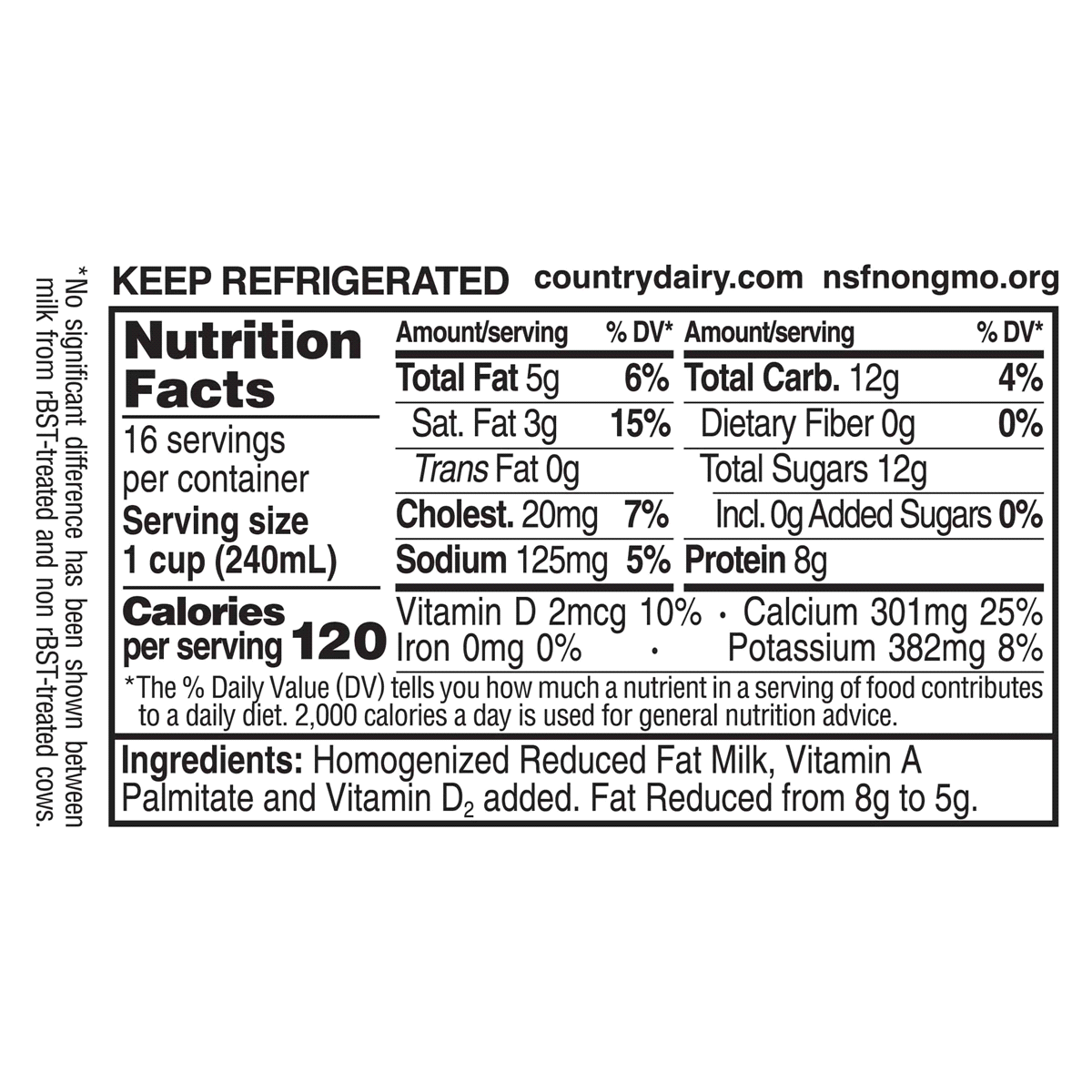 slide 4 of 5, Country Dairy 2% Reduced Fat Milk, 1 gal