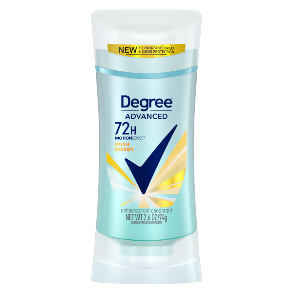 slide 13 of 16, Degree MotionSense Antiperspirant Deodorant Fresh Energy, 2.6 oz, 2.6 oz