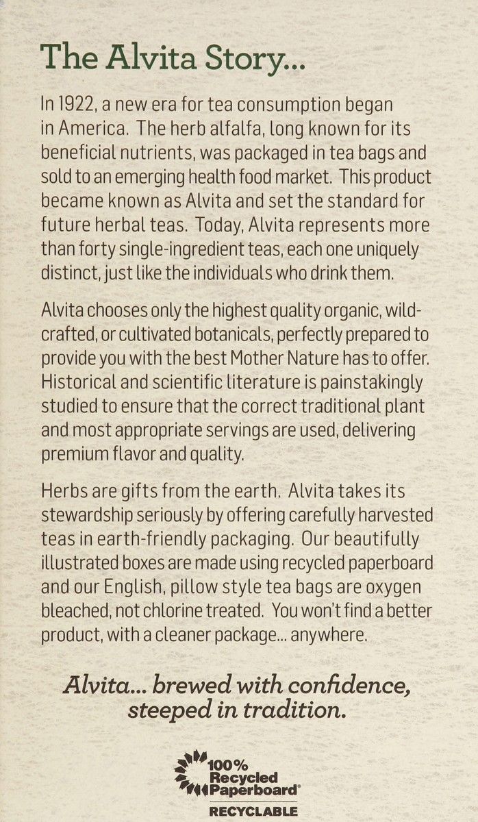slide 2 of 5, Alvita Herbal Tea - 24 ct, 24 ct
