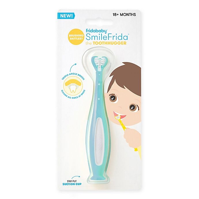 slide 1 of 2, Fridababy SmileFrida Toddler Toothbrush - Blue, 1 ct