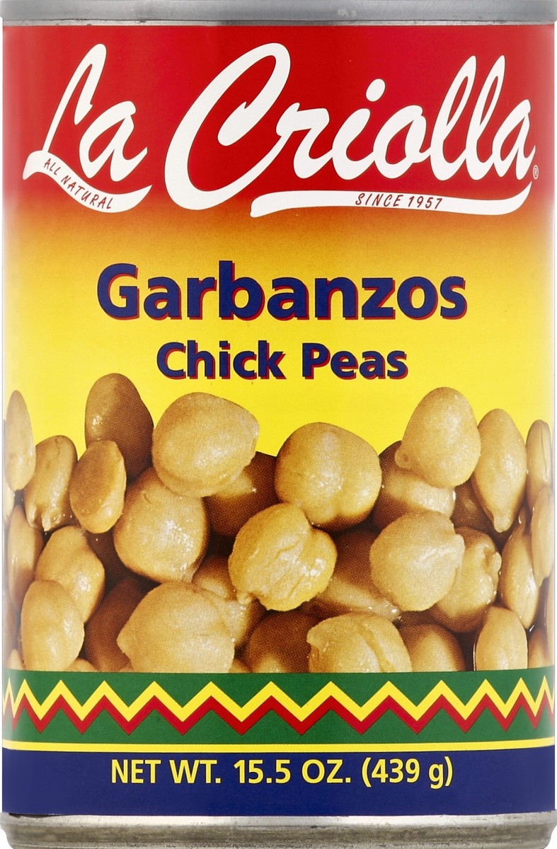 slide 1 of 2, La Criolla Chick Peas 15.5 oz, 15.5 oz