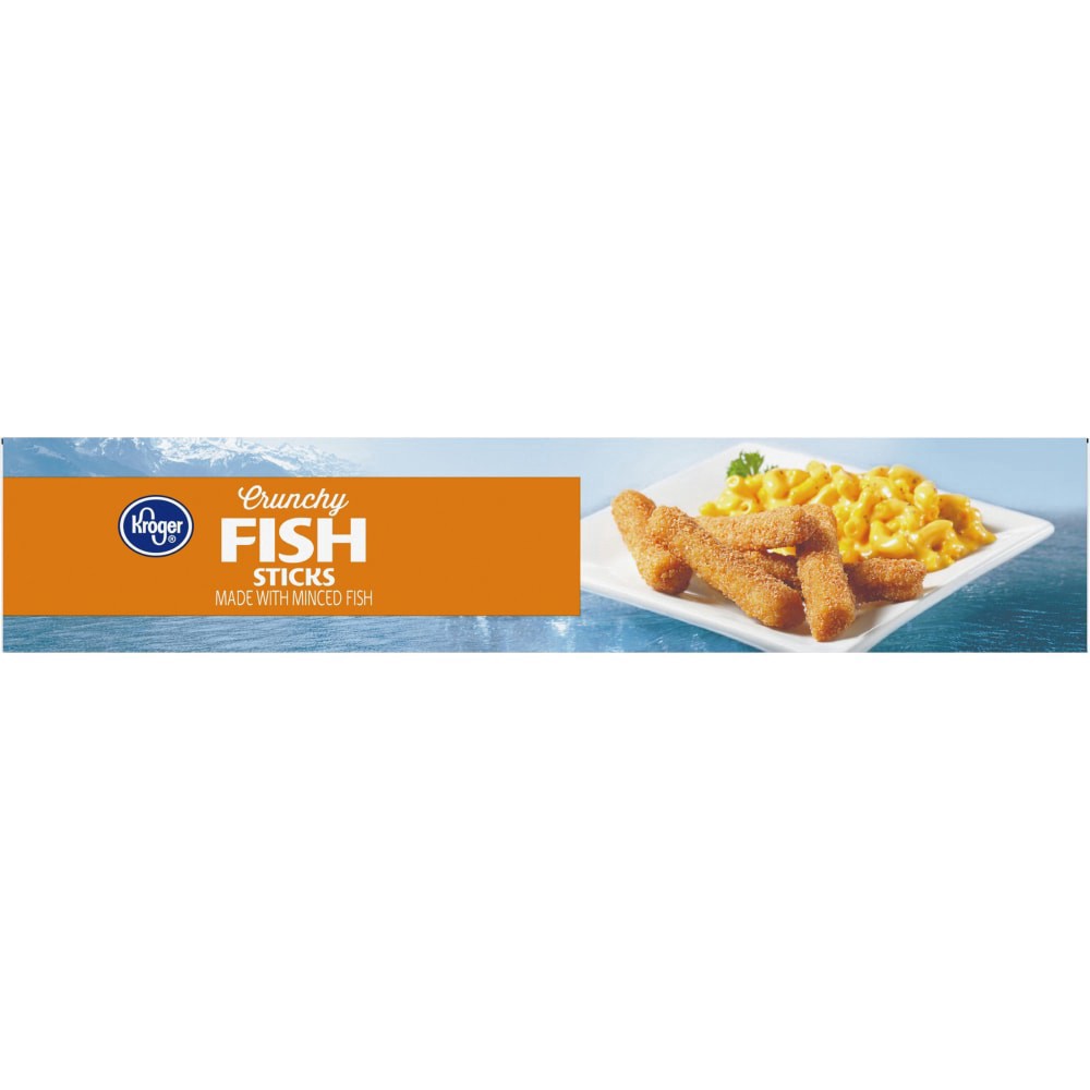slide 4 of 4, Kroger Crunchy Fish Sticks, 24 oz