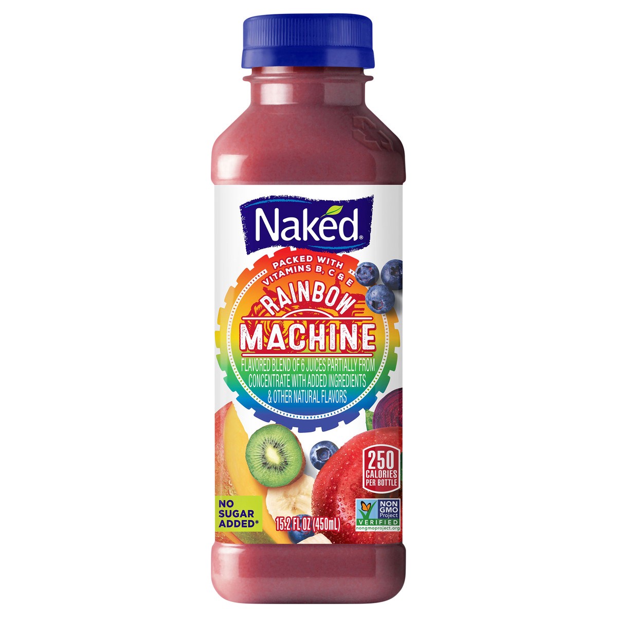 slide 1 of 8, Naked Juice Rainbow Machine - 15.2 fl oz, 15.20 fl oz