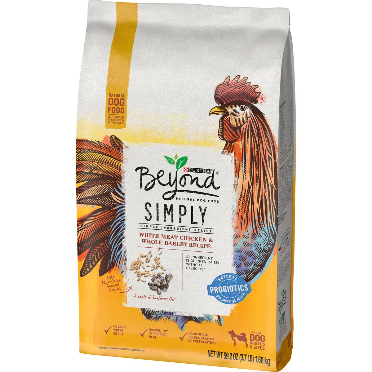 slide 3 of 9, Beyond Purina Beyond Simple Ingredient, Natural Dry Dog Food, Simply Farm Raised Chicken & Whole Barley Recipe, 3.7 lb