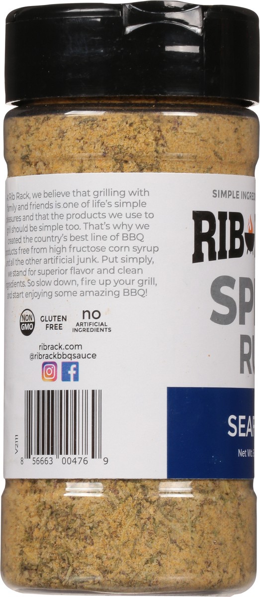slide 9 of 9, Rib Rack Seafood Spice Rub 6.5 oz, 6.5 oz