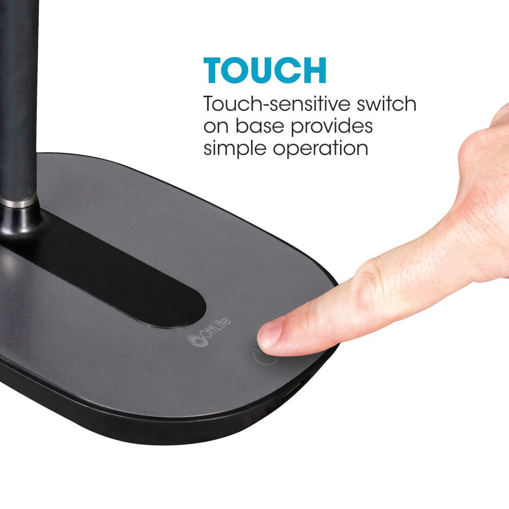 slide 5 of 5, Ottlite Strive Led Desk Lamp With Usb Charging, 1 ct