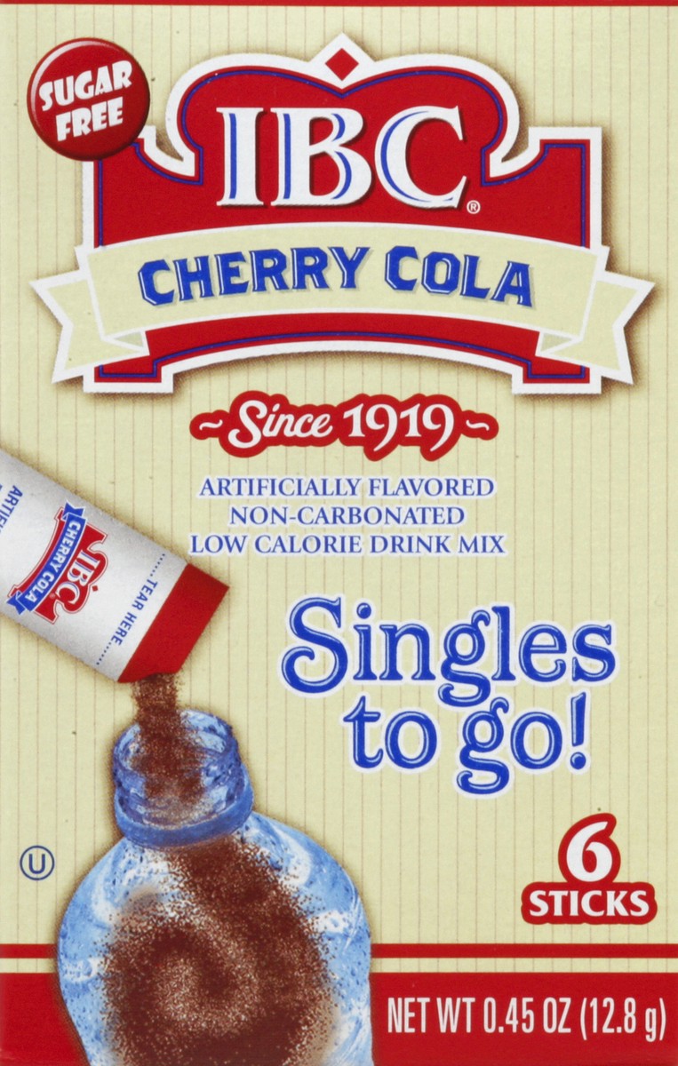 slide 4 of 4, IBC Cherry Cola To Go, 6 ct