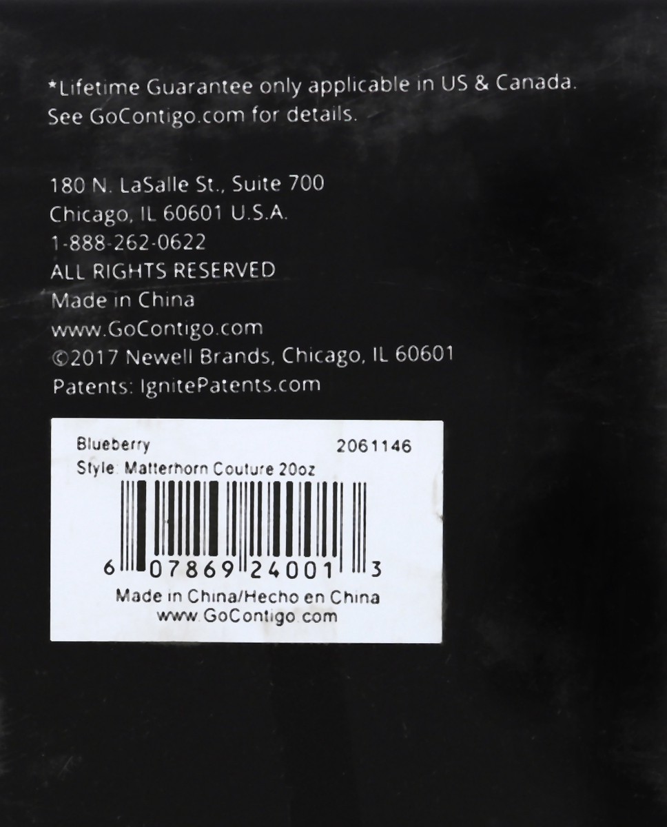 slide 4 of 11, Contigo Matterhorn Blubrry Trans Satin, 20 oz