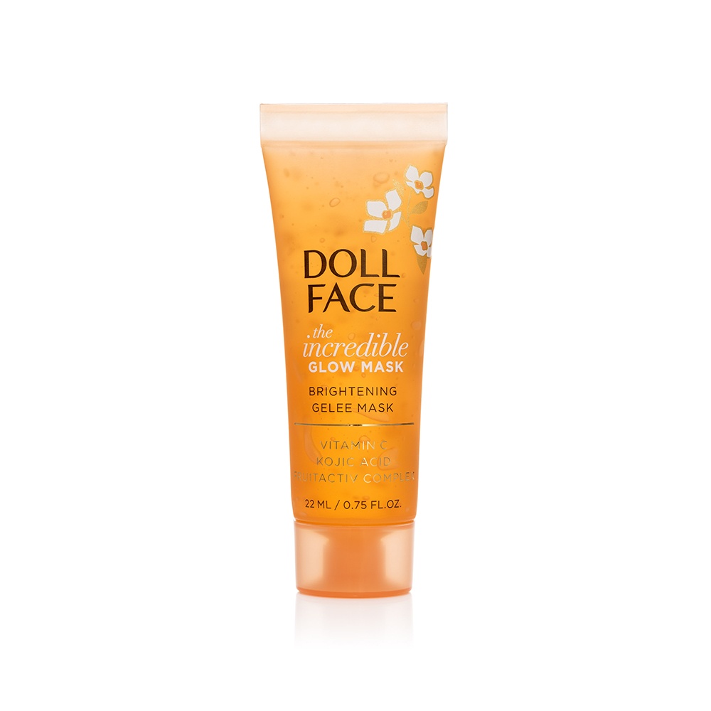 slide 1 of 1, Doll Face Incredible Glow Mask Mini, 1 ct