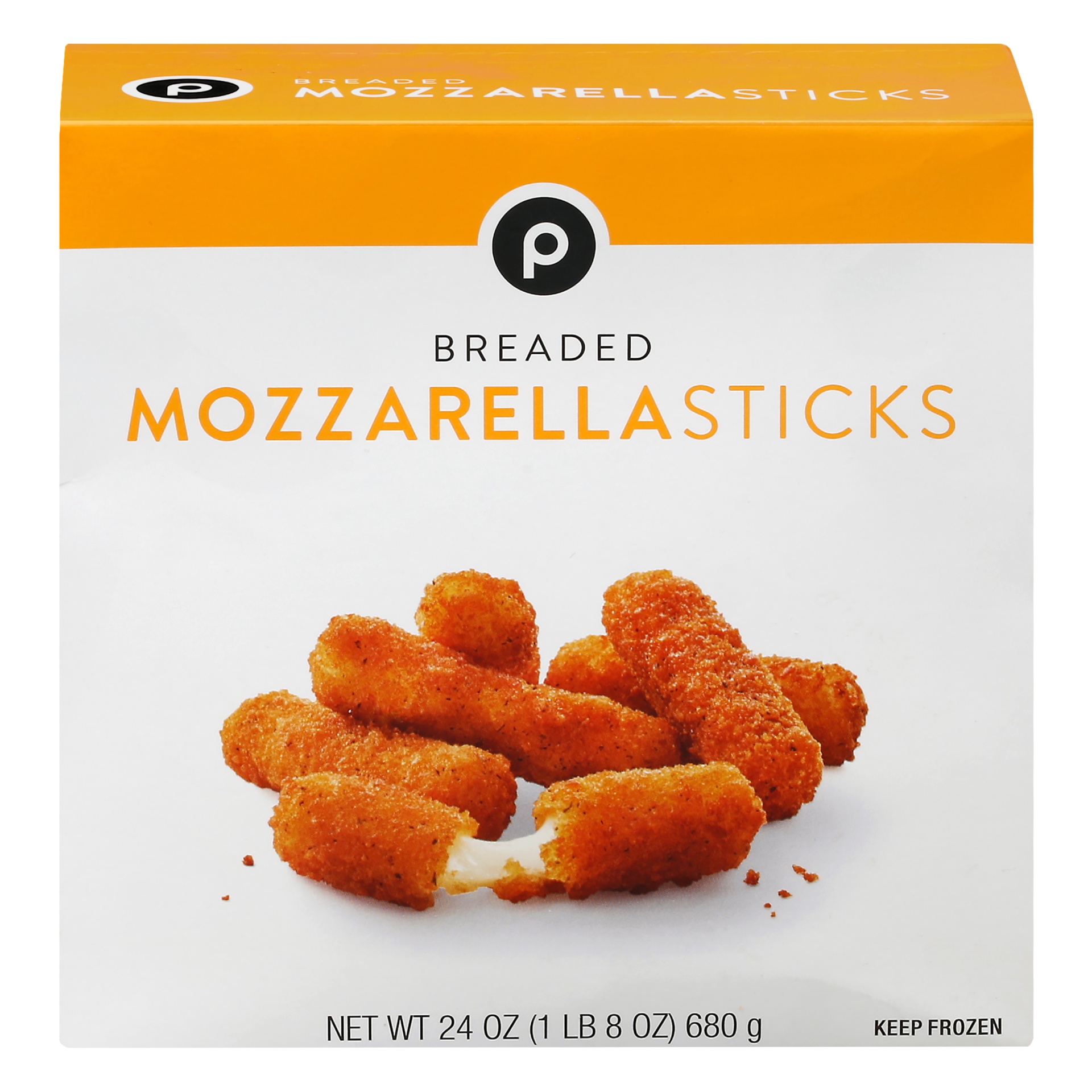 slide 1 of 1, Publix Breaded Mozzarella Sticks, 24 oz