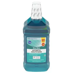 Kroger Blue Mint Antiseptic Mouth Rinse Twin Pack
