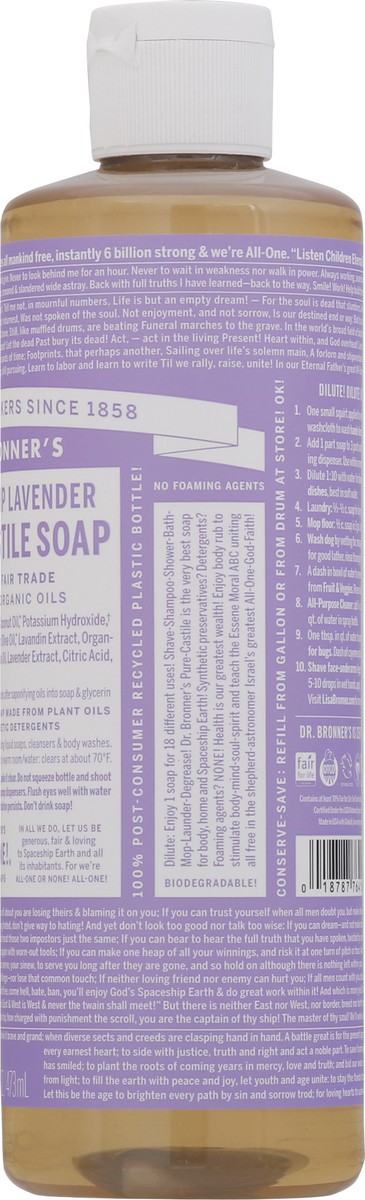 slide 13 of 13, Dr. Bronner's Castile Liq Soap Lavender 16Oz, 16 fl oz