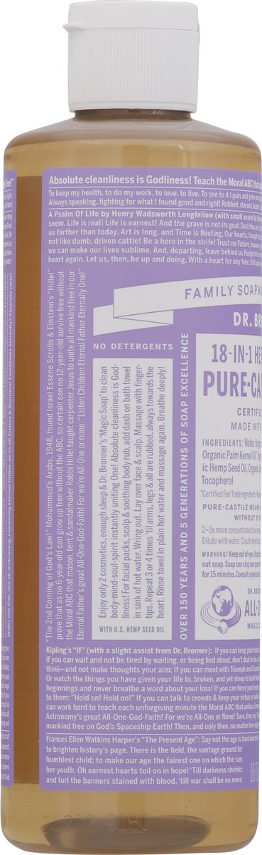 slide 9 of 13, Dr. Bronner's Castile Liq Soap Lavender 16Oz, 16 fl oz