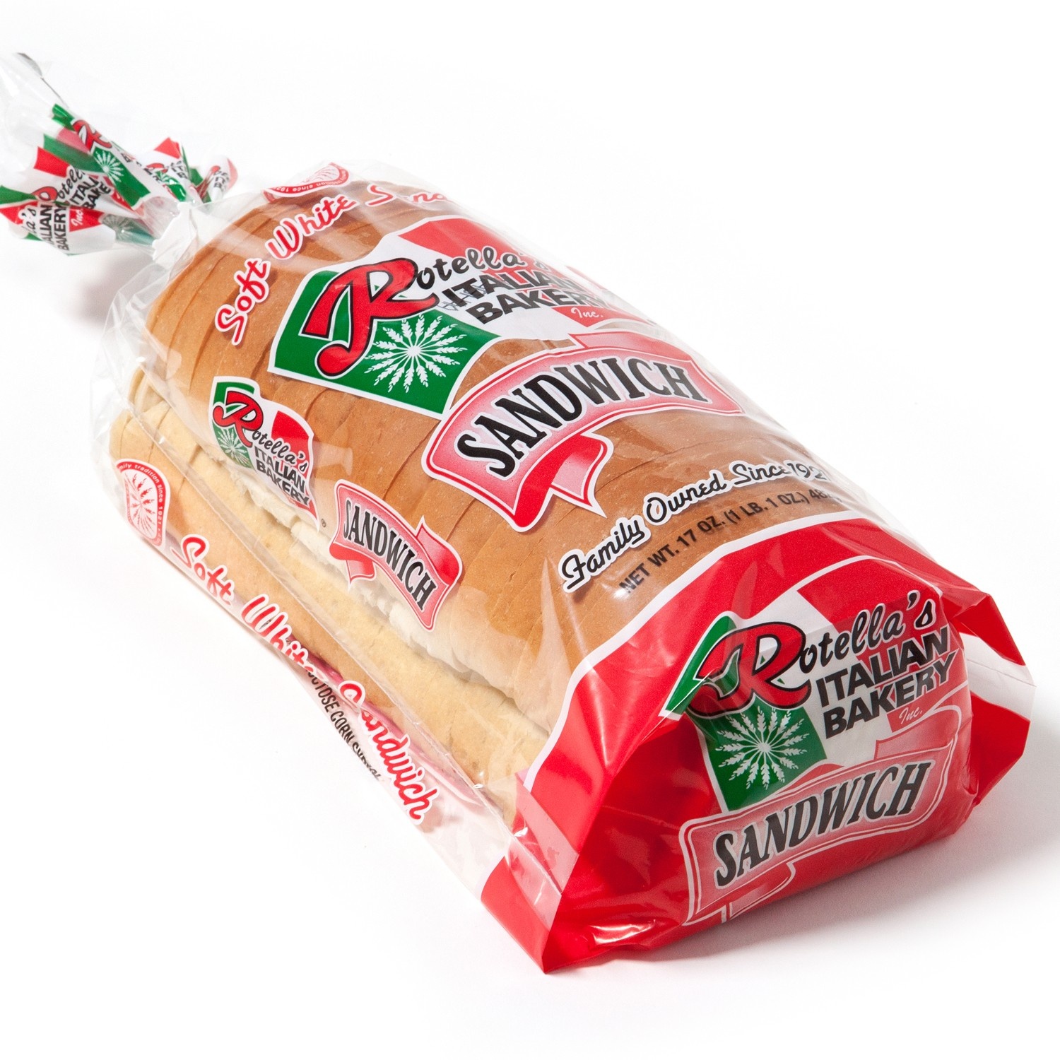 slide 1 of 1, Rotella's Italian Bakery Sandwich Bread, 17 oz
