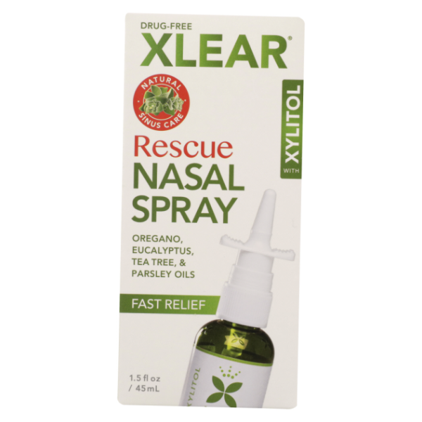 slide 1 of 1, Xlear Rescue Nasal Spray, 1.5 oz