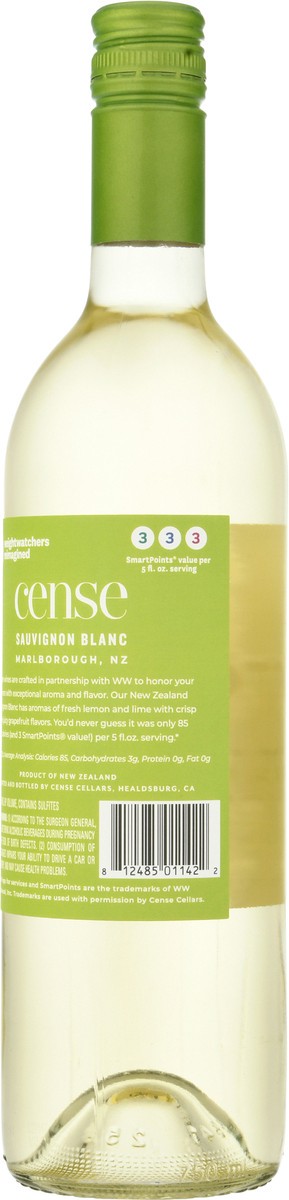 slide 9 of 9, Cense Sauvignon Blanc, 750 ml