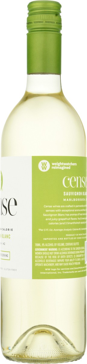 slide 4 of 9, Cense Sauvignon Blanc, 750 ml