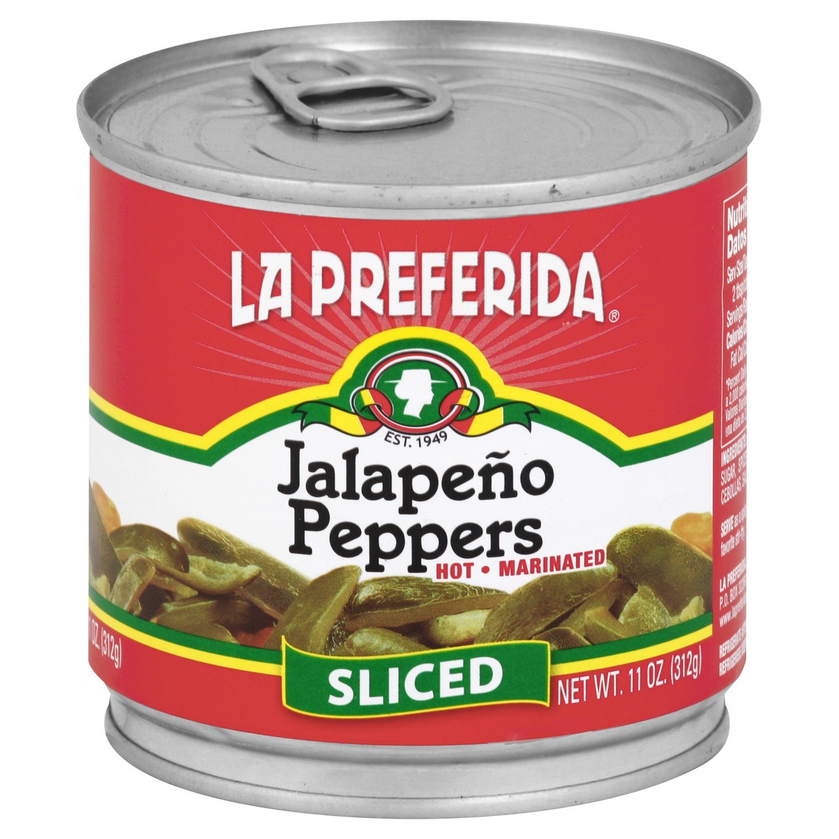 slide 3 of 3, La Preferida Jalapeno Peppers 11 oz, 11 oz