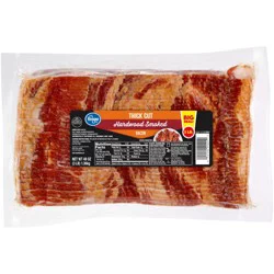Kroger Hardwood Smoked Sugar-Cured Thick Cut Bacon