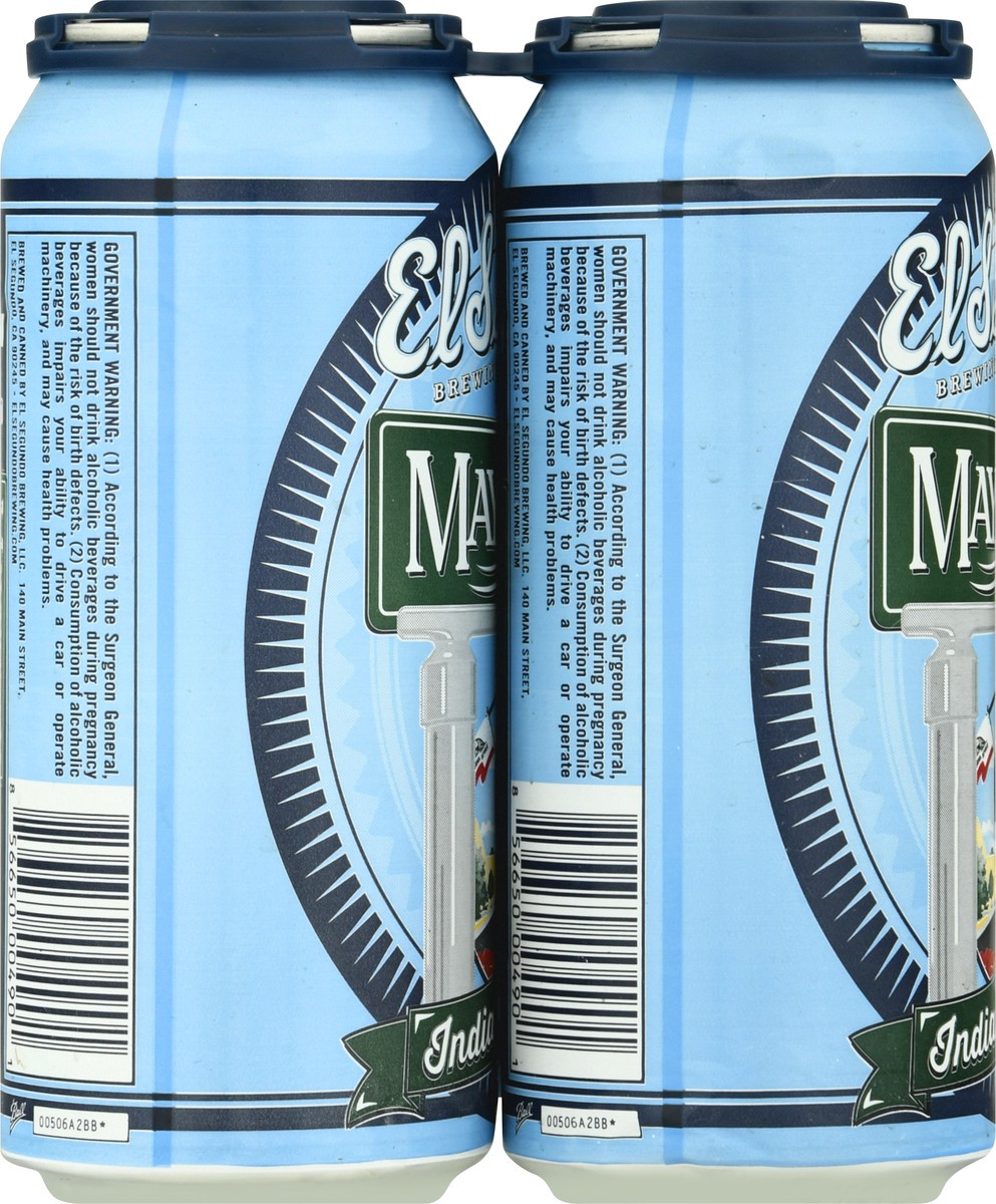 slide 7 of 11, El Segundo Mayberry IPA Beer 4 ea, 4 ct