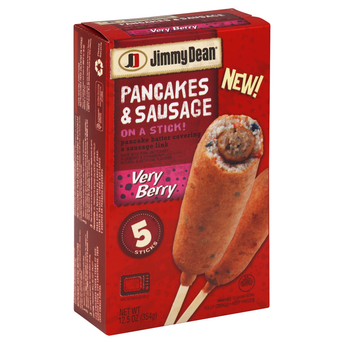 slide 5 of 5, Jimmy Dean Pancakes & Sausage 5 ea, 5 ct