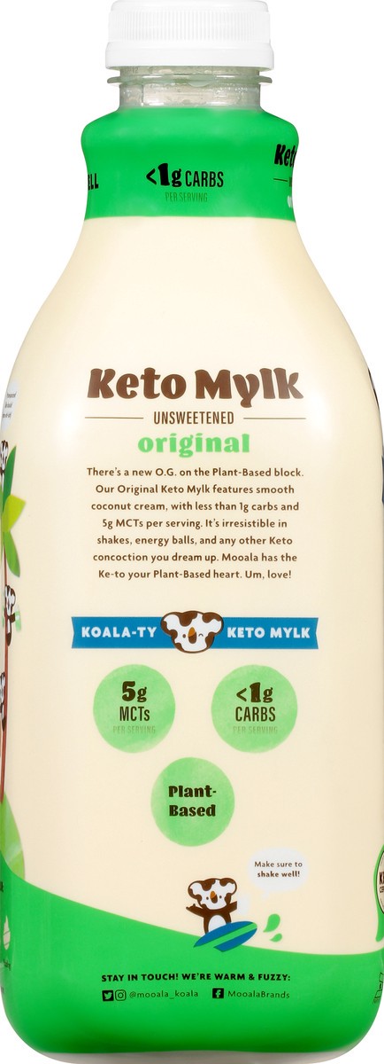 slide 13 of 13, Mooala Organic Unsweetened Original Keto Mylk 48 oz, 48 oz