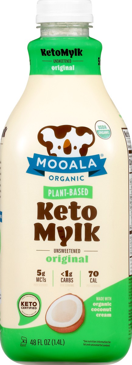 slide 9 of 13, Mooala Organic Unsweetened Original Keto Mylk 48 oz, 48 oz