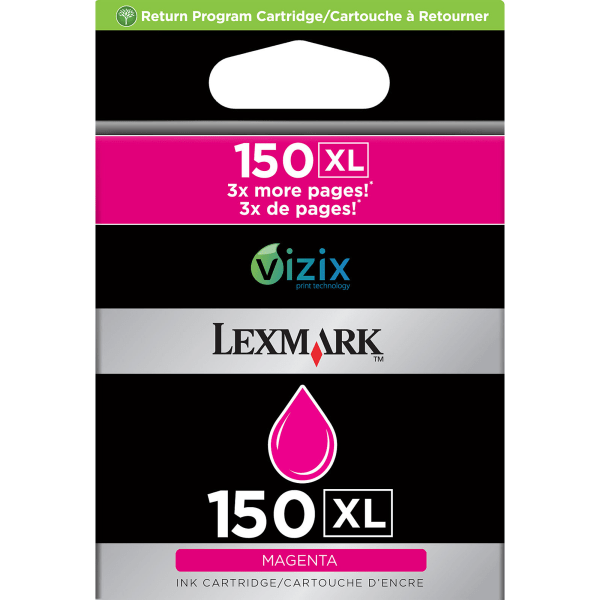 slide 1 of 3, Lexmark Magenta Ink Cartridge Lex14n1616, 1 ct