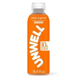 Unwell Hydration Enhanced Hydration with Protein - Peach Tangerine - 16.9 fl oz Bottle