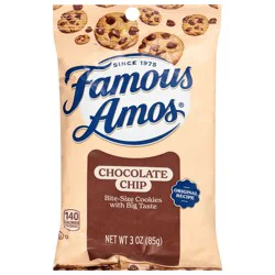 Famous Amos Chocolate Chip Bite-Size Cookies 3 oz