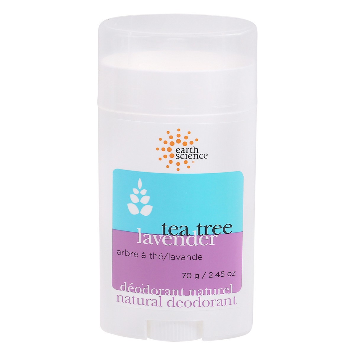 slide 1 of 13, Earth Science Natural Tea Tree Lavender Deodorant 2.45 oz, 2.45 oz