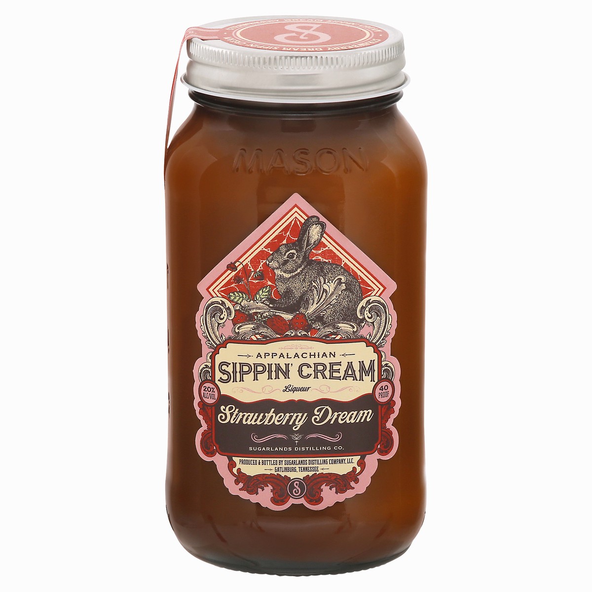slide 12 of 12, Sugarlands Distilling Company Appalachian Sippin’ Creams Strawberry Dream Liquer 750 ml, 750 ml